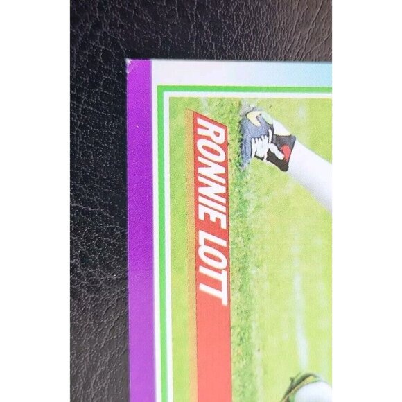 1990 Score - #170 Ronnie Lott - Picture 8 of 10